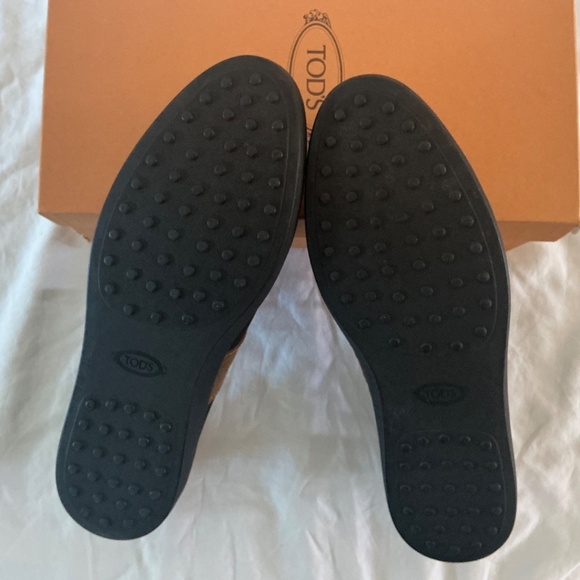 Tod’s NEW Men Brown Leather and Canvas Sneaker (Size:12) - Picture 6 of 7